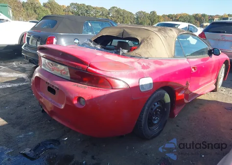 1999 Mitsubishi Eclipse Spyder Gs из США, поврежденный, VIN 4A3AX35GXXE135889